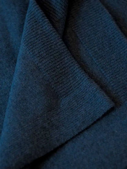 Navy Blue Wearable Cashmere Wrap