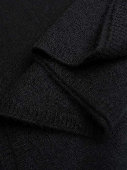 FlexKnit Black Cashmere Wrap