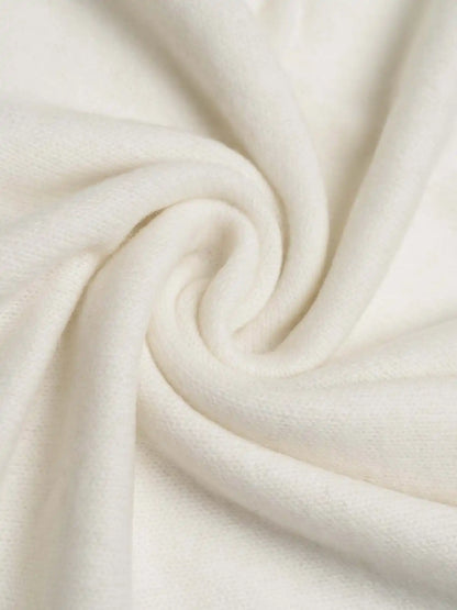 FlexKnit White Cashmere Wrap