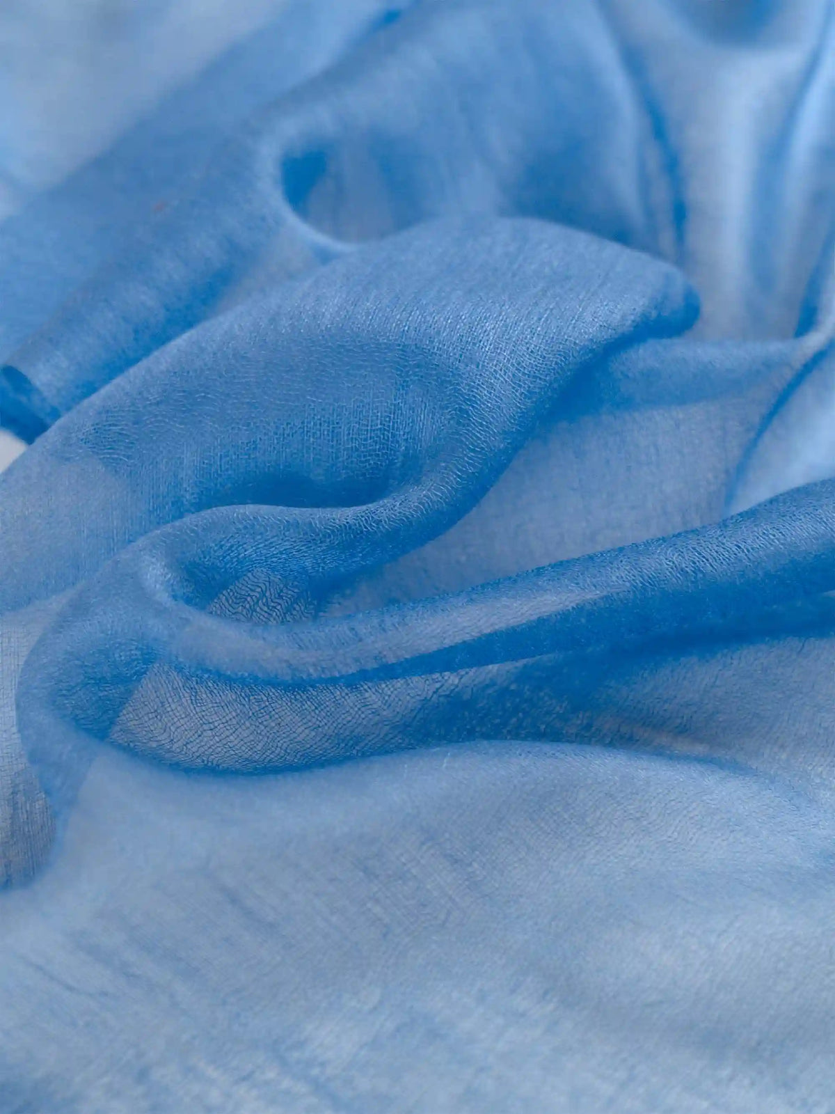 Featherlight Steel Cashmere Scarf