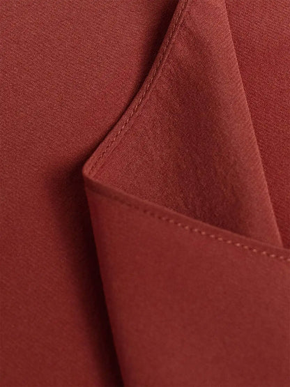 Clay Red Silk Ease Top