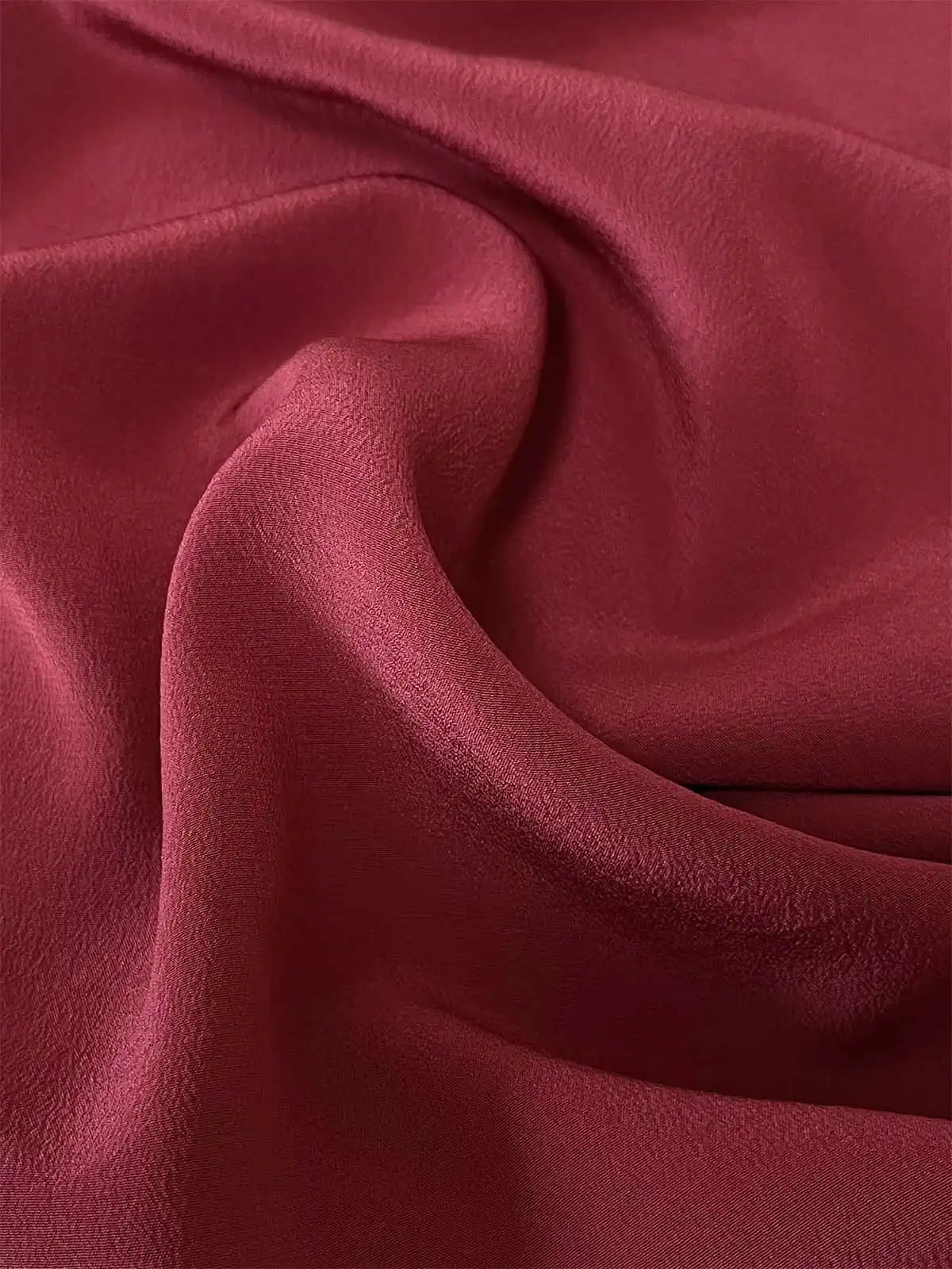 Wine Red Silk Relax Cardigan