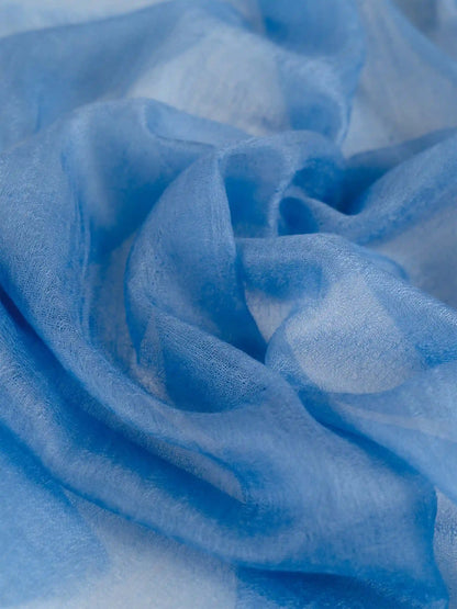 Featherlight Steel Cashmere Scarf