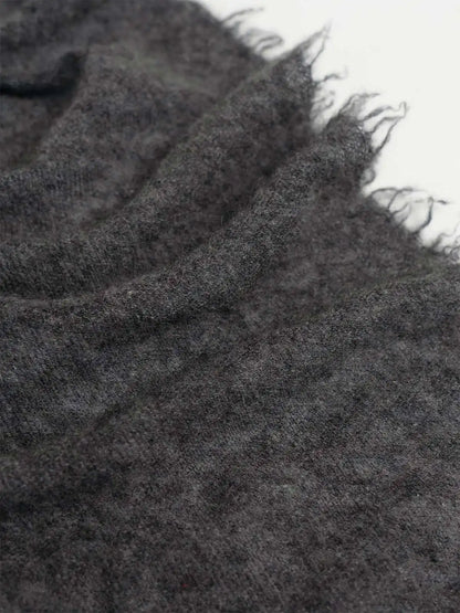 Gray CloudPuff Cashmere Scarf