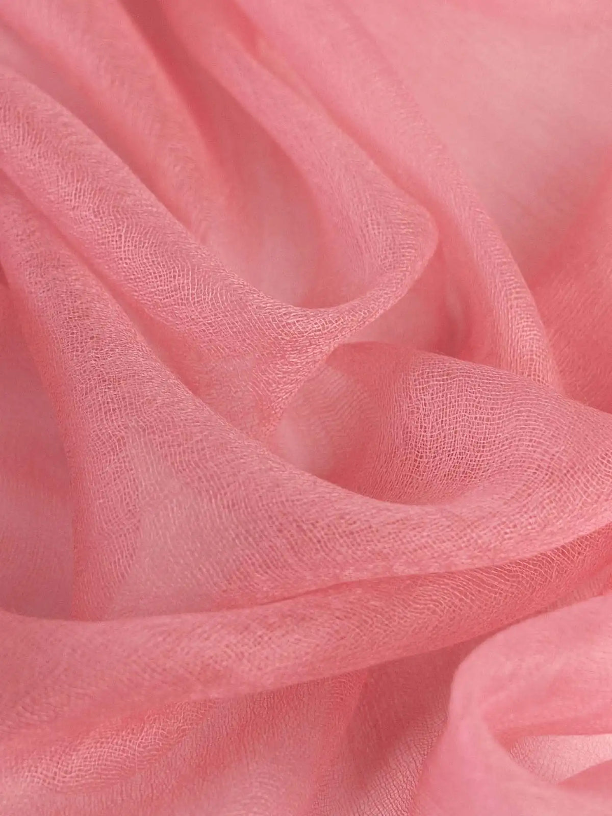 Featherlight Azalea Cashmere Scarf