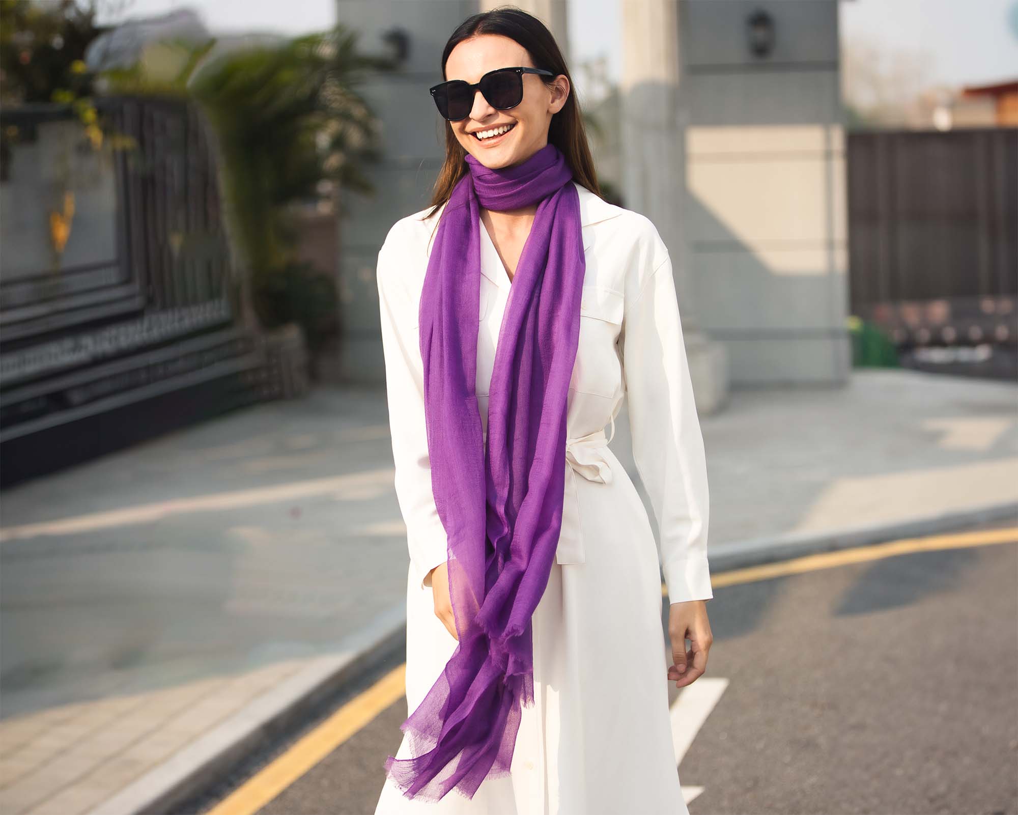 Cashmere scarf collection